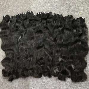 Vague naturelle de qualité supérieure dans la trame Extensions de cheveux humains en gros 100% cheveux bruts cambodgiens non traités - Product Image 4