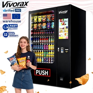 Thông minh lạnh & di động máy phân phối thông minh tự khoai tây chiên nước giải khát Máy bán hàng tự động cho đồ ăn nhẹ đóng hộp và đồ uống thực phẩm - Product Image 1