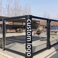Panneau de cage MMA octogonal multifonctionnel sur mesure en acier inoxydable robuste pour compétition sportive et arts martiaux