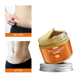 Crème Chaude au Curcuma et Vitamine C pour le Corps : Raffermissante, Hydratante, Apaisante et Revitalisante pour Cuisses, Jambes et Abdomen – Crème Effet Sudation Chaude - Product Image 4
