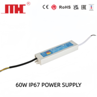 Alimentation à découpage AC-DC à sortie unique 12V JMHC 60W-400W, haute efficacité 89% pour éclairage LED