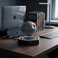 Nouveau 360 rotatif Original nouveau haut-parleur bluetooth étoile de la mort flottante en lévitation magnétique pour téléphone portable