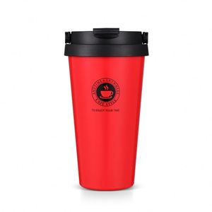 500ml Double Wall Insulated <b>Coffee</b> Mug Stainless Steel Water <b>Bottle</b> With Handle Lid - Product Image 6