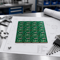 Feinuo – Carte de circuit imprimé (PCB) en cuivre simple face personnalisée 94HB 1,0 mm 25 µm avec finition de surface OSP pour alarmes, jouets électroniques et télécommandes