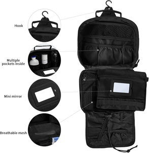 Bolsa de Aseo Personalizada para Hombre, Bolsa de Aseo Colgante, Organizador de Artículos de Aseo, Bolsa de Aseo Táctica de Nailon para Hombre y Mujer - Product Image 4