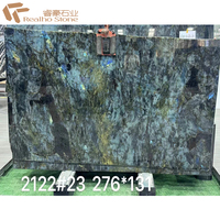 Dalles de pierre naturelle Prix Dalles de granit bleu Labradorite Conception de carreaux de Madagascar
