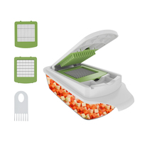 Huis & Keuken Gadgets Multi Chopper Slicer 16 Stuks Vegetarische Snijmachine Eenvoudig Te Gebruiken Groente Tool Magic Chopper