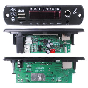 โมดูล MP3 แบบการ์ด 12V พร้อมบอร์ดถอดรหัสเสียง รองรับบลูทูธ USB TF วิทยุ FM และไมโครโฟน ฟังก์ชั่นนาฬิกา-รองรับไฟล์ <span class=keywords><strong>WAV</strong></span> - Product Image 5