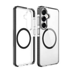 Shockproof Transparent Magnetic Wireless Charging Back Phone Cover for Samsung S26 Ultra S25 S24 S23 <strong>Case</strong> - Product Image 4