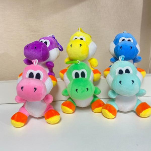 <span class=keywords><strong>Mini</strong></span> Poupée en Peluche Mignonne de 4 Pouces, Figurine Anime Dragon Dinosaure Champignon Garçon Princesse, Porte-clés et Pendentif de Sac à Dos - Product Image 3