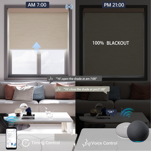Nhà thông minh cơ giới con lăn màu từ xa điều khiển bằng giọng nói làm việc với Google/Alexa Dễ dàng cài đặt - Product Image 4