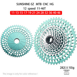 Cassette SUNSHINE K7 de <span class=keywords><strong>12</strong></span> <span class=keywords><strong>Velocidades</strong></span> para <span class=keywords><strong>Bicicleta</strong></span> de Montaña, 11-46T, 11-50T, 11-51T, Buje HG -CNC, Piñón de <span class=keywords><strong>Bicicleta</strong></span> de <span class=keywords><strong>12</strong></span> <span class=keywords><strong>Velocidades</strong></span> para MTB - Product Image 4