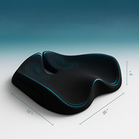 Nouveau coussin en mousse à mémoire de forme rebond lent chaise de bureau de voiture belle fesse Coccyx soulagement de la pression coussin doux noir