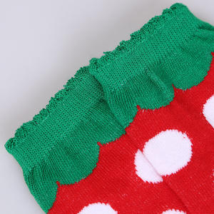 Chauffe-jambes pour nouveau-nés à pois de <span class=keywords><strong>fraises</strong></span> de Noël, Meias Infantil, chauffe-jambes pour bébés <span class=keywords><strong>moins</strong></span> chers pour filles - Product Image 4