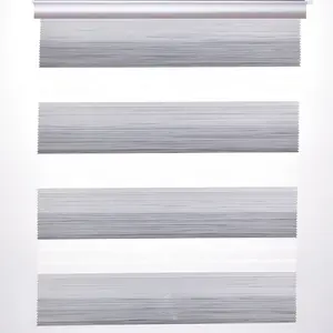 Top Quality Factory Blackout Horizontal Window Zebra Roller Blinds Fabrics for Home