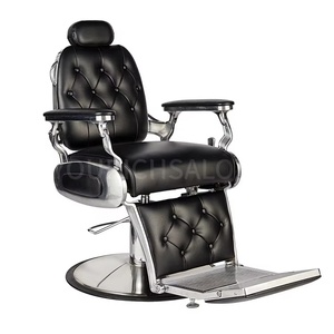 Silla de barbero Vintage, muebles de salón, tamaño grande, pistón hidráulico - Product Image 4