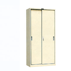 Armoire de classement métallique de haute qualité à deux portes, mobilier de bureau, avec étagères réglables et tringle - Product Image 4