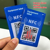 Brand bekämpfung NFC Anti-Metall-Check-In-Karte Patrol RFID Elektronische Tag-Karte NTAG213 Wasserdichte Funktionen
