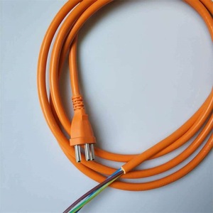 Ac Power Cord 16A 2.5 Sq Mm 3 Core <b>PVC</b> Industrial Equipment SEV Plug - Product Image 1