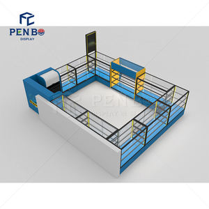 Simple-mobile-phone-shop-design Boutique de téléphonie mobile Décoration Idées de conception Kiosque de téléphone de style ouvert dans le centre commercial - Product Image 3