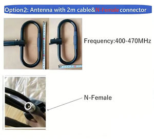 Antena Dipolar 1 2 4 VHF UHF, Antena de Matriz de 1 2 4 Bayas con Cable de Baja Pérdida - Product Image 3