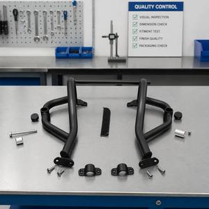 Barra Protectora Anticaídas para Motocicleta Kaizehui, Protector de Motor, Negro Mate, Acero al Carbono, Accesorios de Fijación Directa para 700MT - Product Image 3