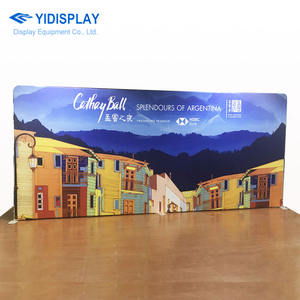 Yidisplay 20FT ชุดคลื่นชุดตรงความตึงเครียดผ้าระเหิดอุปกรณ์งาน<span class=keywords><strong>แสดง</strong></span>สินค้าปลอกหมอนการค้า - Product Image 1