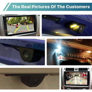 Caméra <span class=keywords><strong>de</strong></span> <span class=keywords><strong>recul</strong></span> AHD 1080P GreenYi pour <span class=keywords><strong>Toyota</strong></span> Corolla 2007-2016 <span class=keywords><strong>Auris</strong></span> Avensis T25 T27 avec lignes dynamiques intégrées au poignée <span class=keywords><strong>de</strong></span> coffre - Product Image 2