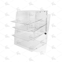 Tinya acrylique support de pâtisserie support 4 couches pain vitrine Transparent beignet Biscuit gâteau acrylique vitrine