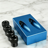 Kit de gabarit de perçage de trous de poche DIY 7 pièces/ensemble, avec localisateur de trous obliques, embout de perçage et guide de perçage angulaire, personnalisable, support OEM