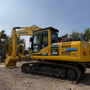 Precio barato Komatsu PC200 200-7 200-8 Maquinaria de movimiento de tierras Condición original Ingeniería Construcción Excavadora Lista para enviar - Product Image 1