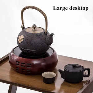 Mesa de centro de bambú con ruedas, color natural, mesa auxiliar multifuncional con almacenamiento para sala de estar - Product Image 2
