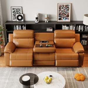 Canapé inclinable électrique <span class=keywords><strong>de</strong></span> première classe Zero Wall - Siège <span class=keywords><strong>de</strong></span> cinéma maison intelligent multifonctionnel en cuir avec extension électrique - Product Image 1