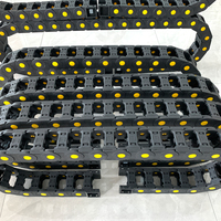 Chaîne porte-câbles en plastique haute vitesse et silencieuse, type PA66, pour machine CNC