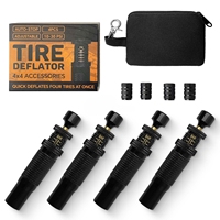 Manomètre de pression des pneus Woma 4 pouces, 10-50 PSI, style stylo en aluminium, dégonfleur d'air pour voiture, camion, moto, surveillance des pneus