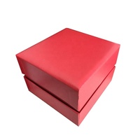Boîte de rangement et de présentation de montres personnalisée de luxe en cuir PU rouge pour montre Cartier