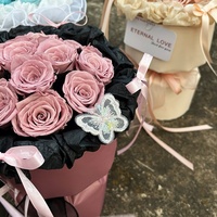 Bouquet de fleurs préservées fait main, style ballet, roses éternelles pour demoiselles d'honneur et remise de diplôme, vente en gros de fleurs en ligne