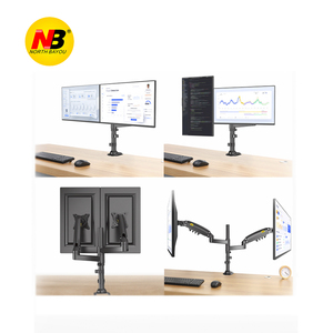 Support de montage mural pour écran LCD double North Bayou NB H180 22-32'' pour ordinateur de bureau - Product Image 6