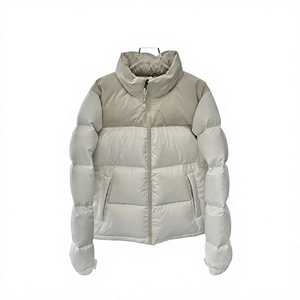 Blouson matelassé à capuche et col montant personnalisé avec logo pour homme, hiver, épais, rembourré de duvet, respirant, streetwear, surdimensionné, fermeture éclair, 300g - Product Image 5