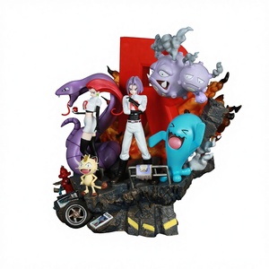 Set <span class=keywords><strong>de</strong></span> Figuras <span class=keywords><strong>de</strong></span> Anime <span class=keywords><strong>de</strong></span> 38 cm del Team Rocket, <span class=keywords><strong>Jessie</strong></span> y James, Estatua Coleccionable <span class=keywords><strong>de</strong></span> Pocket Monster con Meowth, Arbok y Weezing, Modelo <span class=keywords><strong>de</strong></span> PVC - Product Image 1