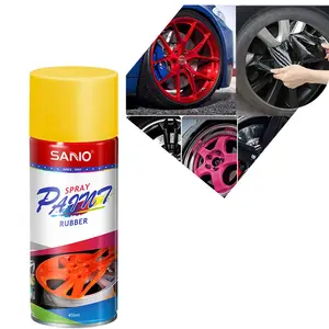 400ML waterproof removable rubber car paint anti-corrosion color aerosol spray paint