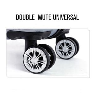 Good Quality Wholesale DE GER OEM ABS Fiber 20 24 28 3 Piece Trolley Valigia Bag 8 Wheel Travel <strong>Suitcase</strong> Set Lightweight Luggage - Product Image 6