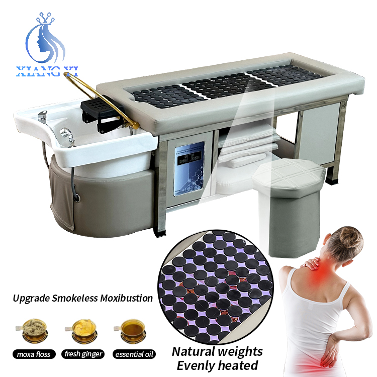 head spa bed ceramic basin plumbed 110v etl