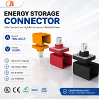 Connecteur de batterie automobile traversant le mur, à courant élevé 70A-400A, avec borne à vis et contact en cuivre, IP67, pour onduleur au lithium