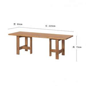 Modern Square Oak <b>Foldable</b> Portable <b>Dining</b> <b>Table</b> Eco-Friendly Waterproof for Events Parties Outdoor Weddings Home & Hotel Use - Product Image 1
