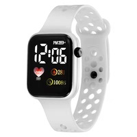 Jam Tangan Elektronik Pelajar Produk Baru Jam Tangan LED Olahraga Lampu Silikon Murah untuk Anak-anak Jam Tangan Digital