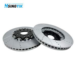 Pour le capuchon du système de freinage arrière de voiture de <span class=keywords><strong>sport</strong></span> 2 pièces en aluminium flottant 1K0615301AD disque de frein pour Audi A3 S3 Sportback Limousine - Product Image 6