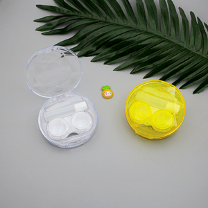 Nouvelle conception, étui <span class=keywords><strong>de</strong></span> rangement classique en plastique <span class=keywords><strong>pour</strong></span> lentilles <span class=keywords><strong>de</strong></span> contact, vente en gros, couleur naturelle - Product Image 6