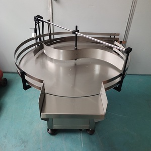 CE Recoger botellas Máquina colectora de botellas redondas Mesa de recolección para máquinas de etiquetado de llenado y tapado automático - Product Image 6