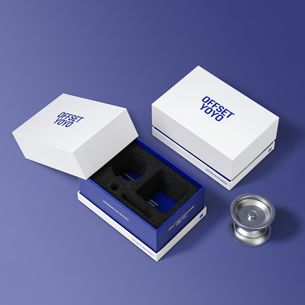 Boîte en forme de livre avec insert en mousse